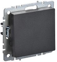 Выключатель без рамки IEK Brite ВС10-1-0-БрЧ 1-кл. черный картинка